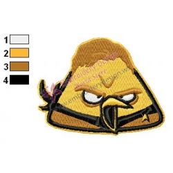 Angry Birds Star Strek Embroidery Design